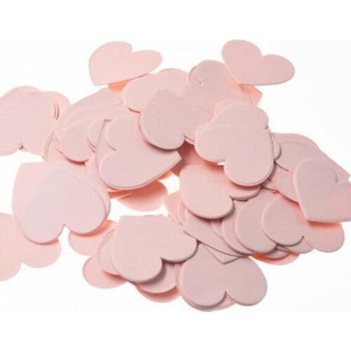 500pcs 3cm Pink Heart Paper Wedding Bridal Party Throwing Confetti Baby Shower Table Decoration Scatter Sprinkles