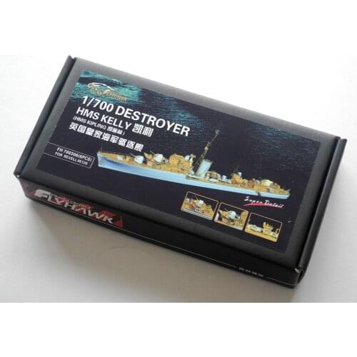 Flyhawk 700306 1/700 HMS Destroyer Kipling for Revell top quality