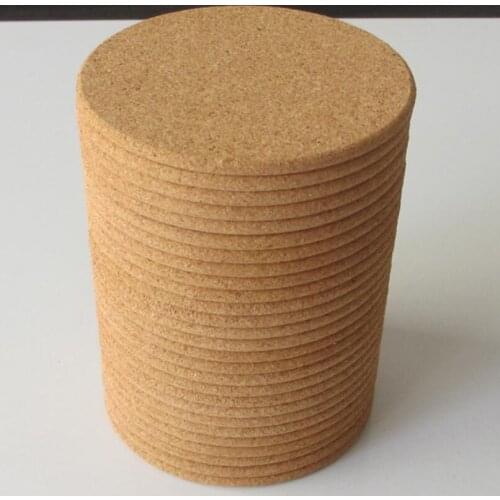 Classic Round Plain Cork Coasters Drink Wine Mats Ideas for Wedding And Party Gift LX6532