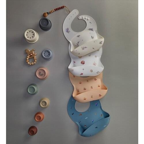 Lunoakvo Silicone Bibs For Babies