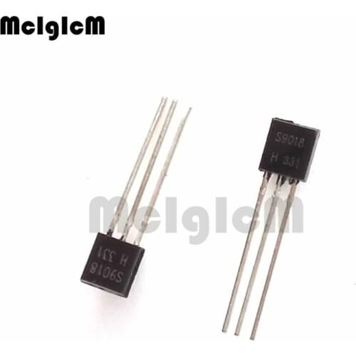 MCIGICM 5000pcs S9018 in-line triode transistor TO-92 50MA 30V NPN