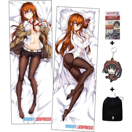 Hobby Express Dakimakura Japanese Otaku Waifu Hugging Body Pillow Cover Kurisu Makise Steins Gate ADP85086