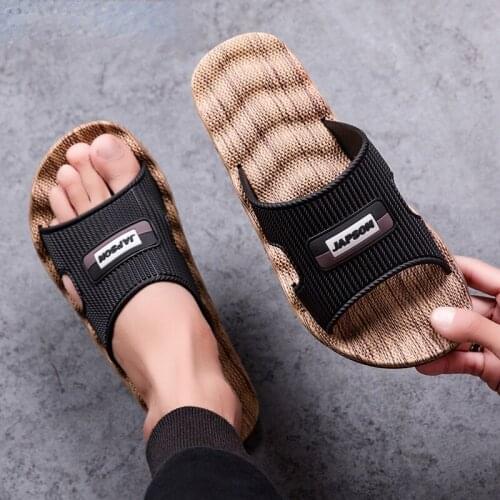 NEW Unisex Beach Slippers Men Large Size Family Funny Slippers Boys Summer Shoes 2021 Shoes Mans Zapatos Para Mujer