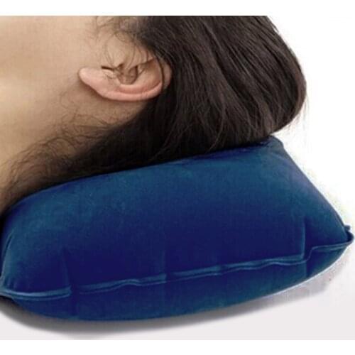 Durable Portable Fold Outdoor Travel Sleep Pillow Air Inflatable Cushion Break Travel Plane Hotel accessories