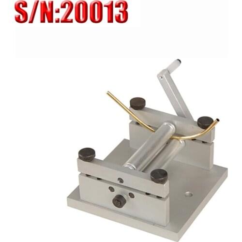 DIY Manual Plate Rolling Machine Soft Metal Sheet Soft Metal Tube Mini Bending Machine S/N: 20013