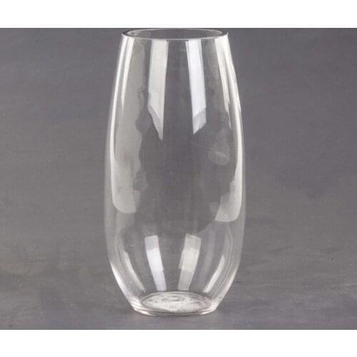 Modern Glass Cambered Vazo 13x27 cm vase jarrón ваза vaso مزهرية
