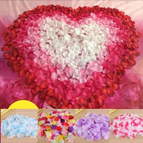 Wedding petal Artificial Silk Rose Flowers Petals Party Wedding Decoration Decor flower
