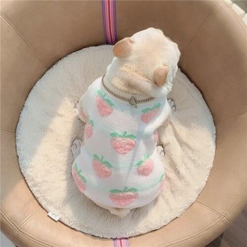 Autumn and Winter Dog Sweater Sweet Puppy Sweaters for Small Dogs Christmas French Bulldog Chihuahua Clothing Pets Apparel