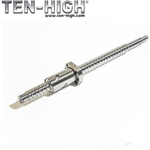 TEN-HIGH free shipping CNC SFU1204 BALLSCREW set ball screw processing ends + single ball nut