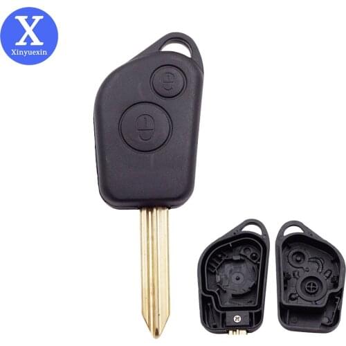 Xinyuexin Remote Car Key Case For Citroen Elysee Saxo Xsara Picasso Berlingo C2 C3 for Peugeot 106 206 306 205 405 2 buttons
