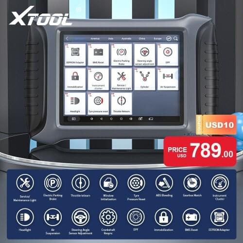 XTOOL A80 Car Full Systems Professional Key Programmer Tool OBD Diagnostic Tools OBD2 Code Reader Scanner Free Update Lifetime