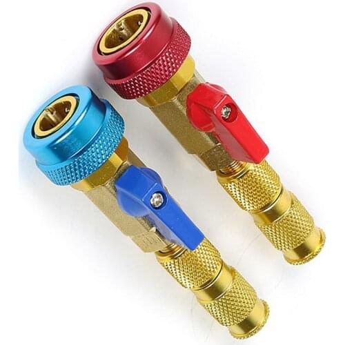 1 Pair For standard R134a R12 High Low Side Remover Installer/Replace HAVC Car Automotive Schrader Valve Repair Tools Valve Core