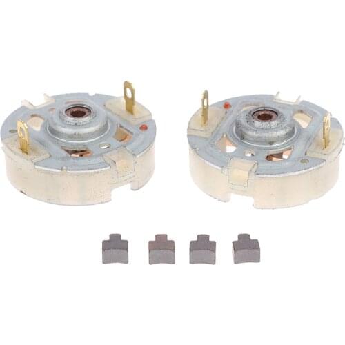2 Sets RS550 Motor With Copper Brush Charging Drill Screwdriver Brush Holder