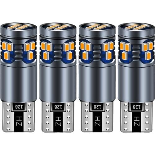 4x W5W T10 LED CANBUS Bulb Wedge Light Side Marker Lamp for Land Rover X9 V8 Freelander 2 Defender Discovery 3 4 2 Sport Evoque