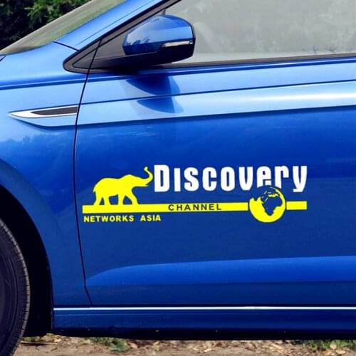 Discovery Channel Networks Asia Car Stickers Creative Decoration Decals For Doors Auto Tuning Styling Vinyls D21
