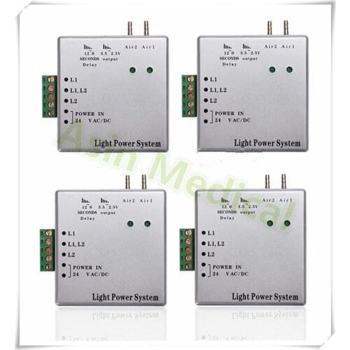 2 PCS Dental Fiber Optic high speed Handpiece Light Power control box