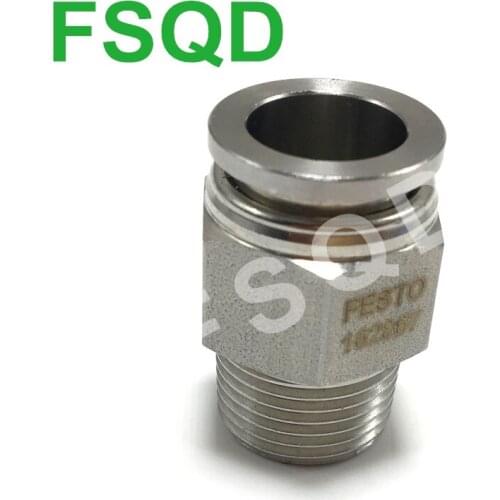 CRQS-M5,1/8,1/4-4 CRQS-M5,1/8,1/4,3/8,1/2-6 CRQS-1/8,1/4,3/8,1/2-8,10,12 FSQD FESTO Push-in Fitting Joint Connector CRQS Series