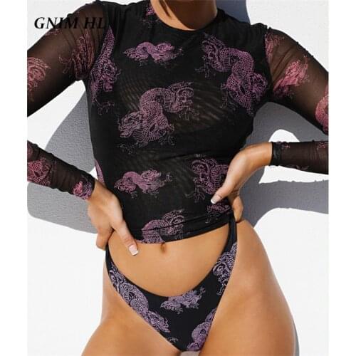 Прозрачные купальники GNIM HL China At AliExpress