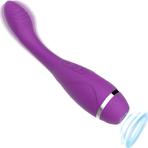 Clitoral Sucking Dildo Vibrator Wand 2 in 1 G-Spot Clitoris Stimulator Nipples Clit Sucker Vagina Sex Toys For Women Adults 18