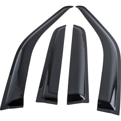 4PCS Smoke Sun Rain Vent Guards Shade Window Visors FOR Honda CRV CR-V 4-Door 2002-2006 395348014 Wind Weather Guard Deflector