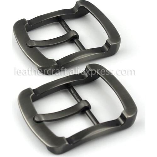 1pcs Metal Brushed Belt Buckle Men Center Bar Single Pin Buckle Fit for 37-39mm Belt Leather Craft Accessory