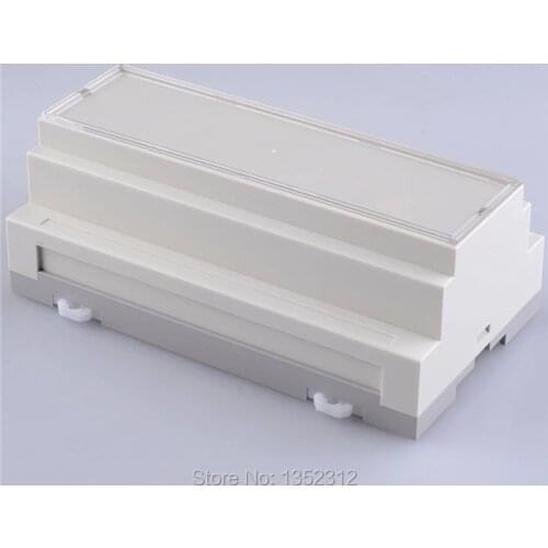One pcs 158*87*60mm Plc industrial box ABS electronic enclosure control box standard din rail IP54 waterproof case junctoin box