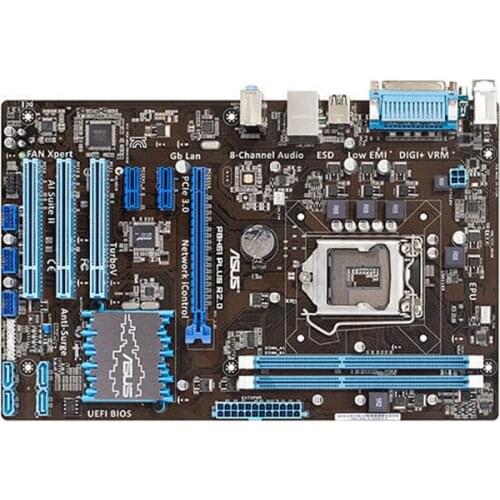Original for ASUS motherboard for P8H61 PLUS R2.0 LGA 1155 DDR3 USB2.0 16GB boards for I3 I5 I7 22nm cpu h61 desktop motherboard