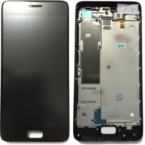 Original 5.0 inch For Lenovo ZUK Z2 LCD Display With Touch Screen Digitizer Assembly With frame free shipping