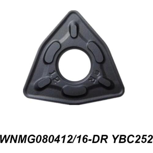 Original WNMG 080412 080416 WNMG080412-DR WNMG080416-DR YBC252 Processing Steel Tool Holder For External Machining CNC Carbide