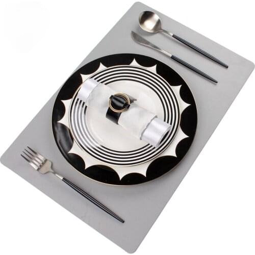 Flat Nordic Plate Sets Steak Modern Personality Dinner Ceramic Plate Sets Snack Trinket Dish Borden Servies Tableware DK50PS