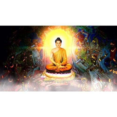 Full Square Embroidery Buddhist Tathagata Buddha Diy Diamond Painting Cross Stitch Religious Full Drill Mosaic Pictures JX540