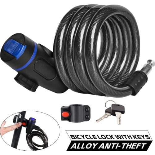 Alloy Anti-Theft Strong Security Bicycle Chain Lock Mount Bracket Bike Lock Bike Lock With Keys Hamburg-Lock