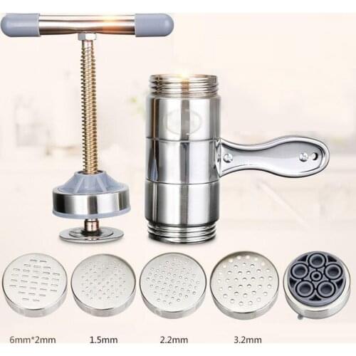 Manual Stainless Steel Noodle Maker Press Pasta Machine Crank Cutter Fruits Juicer Cookware Making Spaghetti Kitchen Tools