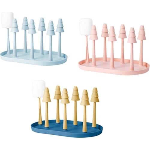 1PC Water Draining Cup Holder Household Water Cup Rack Living Room Kitchen Organizer and Storage Glasses Drying Rack