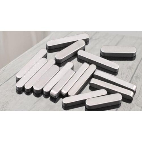 1pcs M6 304 stainless steel type A flat key rounded pin