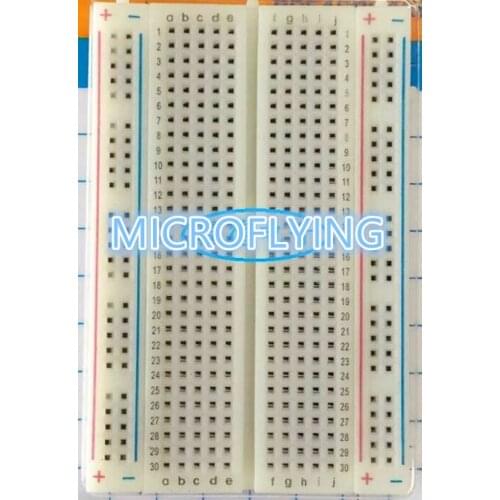 1PCS high quality mini bread board / breadboard 8.5CM x 5.5CM 400holes