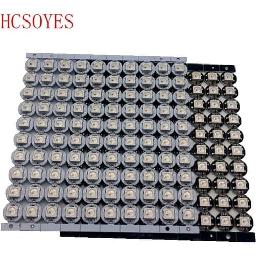 10/20/30/50 PCS WS2812B WS2811 IC RGB led Heatsink chip Individually addressable 5050 SMD LED beads & board DC 5V