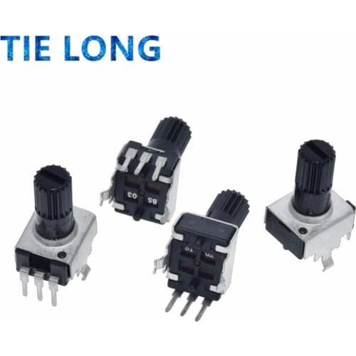 10PCS Great IT Rv09 Vertical 12.5mm Shaft 1k 2k 5k 10k 20k 50k 100k 0932 Adjustable Resistor 9 Type 3pin Seal Potentiometer