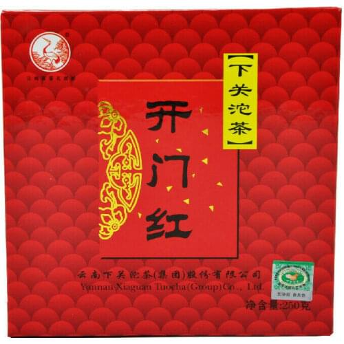 2011 Xia Guan Sheng Puer Chinese Tea Yunnan Tuocha Kai Men Hong Box Shen cha tea Tea 250g