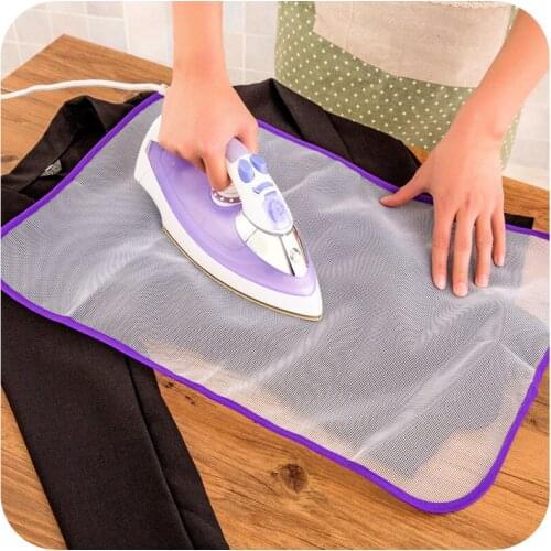 1pc High Temperature Resistance Ironing Heat Insulation Mat Household Protective Mesh Cloth Cover in Pad-hot Home Ironing Mat