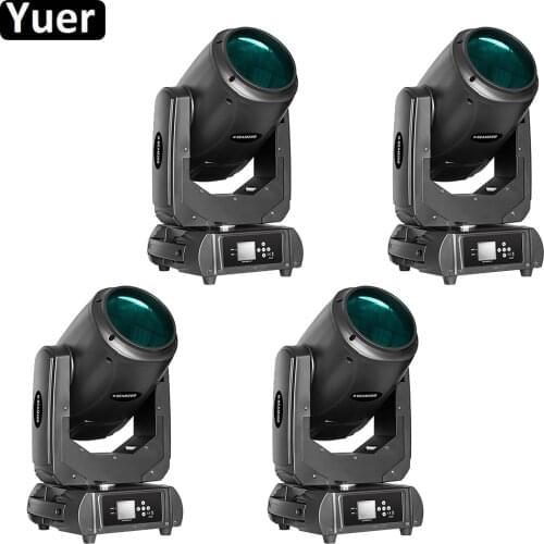 4Pcs/Lot Color Music Stage Moving Head Light 260W Beam Spot 2IN1 DMX512 DJ Disco Light Strobe Effect Wedding Moving Head Lights