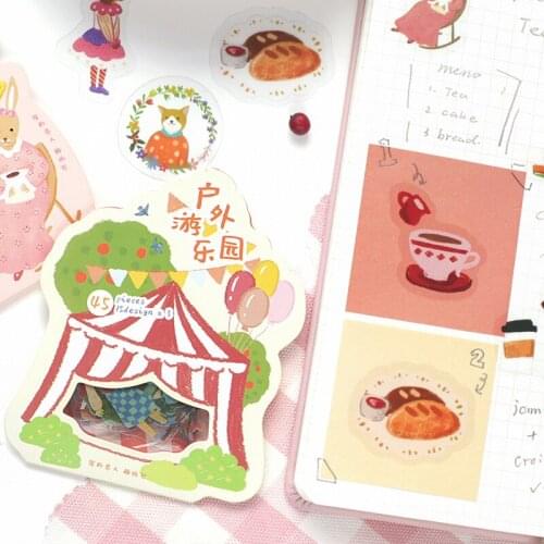45 pcs/Pack Froest Story Decorative Stickers Diary Notebook Decoration