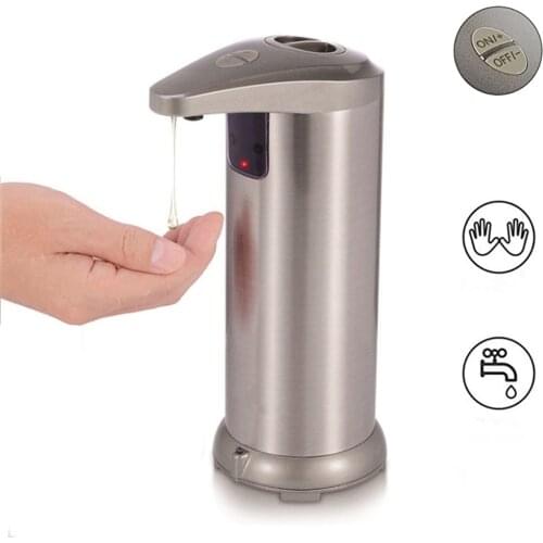 Automatic Soap Dispenser Sensor Automatic Touch-Free Liquid Dispenser ABS Electroplated Sanitize Dispenser For Kitchen Bathroom