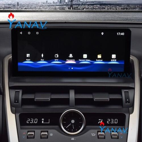 10.25'' GPS navigation car video player for-Lexus NX NX200 NX300h 2018 2019 2020 car stereo Android Multimedia radio DVD player
