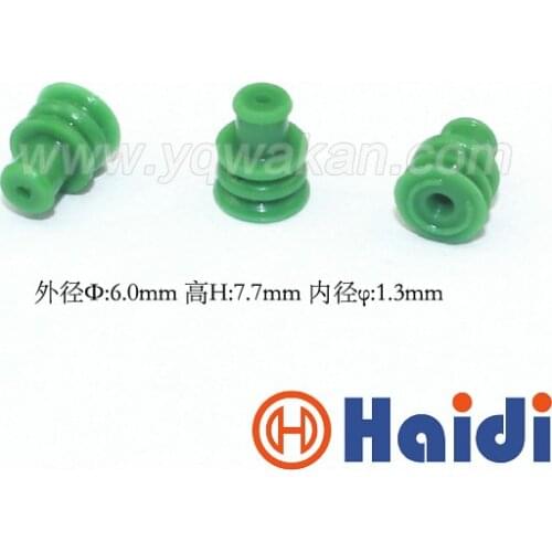 Free shipping 100pcs green superseal connector rubber seal for tyco 1.5 series 281934-4