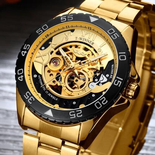 Mechanical Watch Skeleton Watch New Sport Luxury Watch Mens Watches Top Brand Montre Homme Clock Men Automatic Watch