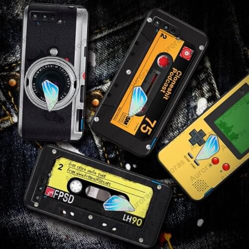 Auroras Case For Asus ROG 5 All Protection Retro Camera Gamepad Pattern Soft Cover For ASUS Rog Phone 5 Case