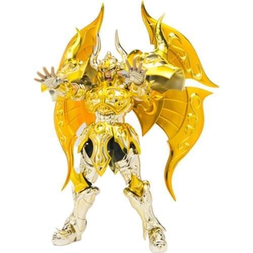 CS model Saint Seiya cloth Myth Soul of Gold sog EX Aldebaran Taurus Gold Saint Metal Armor Action figure Toy Model