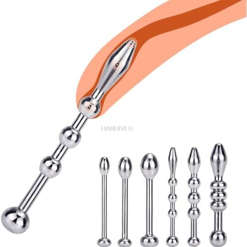 6/8/10mm Metal Catheter Urethral Dilation Horse Eye Stick Penis Stimulation Sex Products For Male Masturbation Adult Games