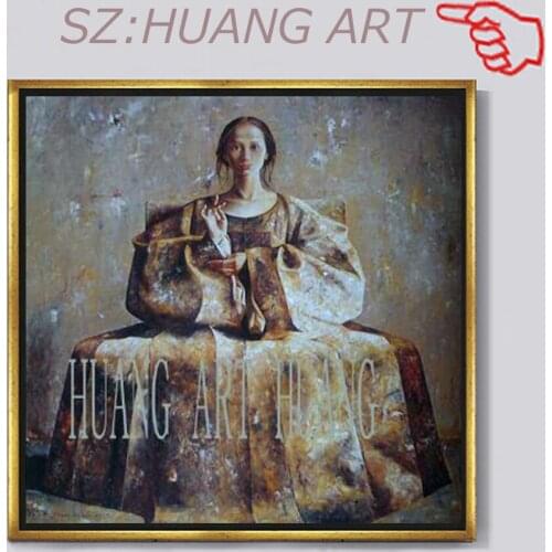 Classical north Korea beautiful noble character oil painting decorated hall hall hotel collection of the high quality picture of